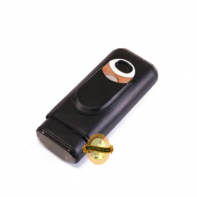 LUBINSKI EGYPTIAN SERIES LEATHER CIGAR CASE WITH CIGAR CUTTER