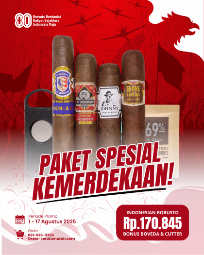 PAKET SPESIAL KEMERDEKAAN INDONESIA ROBUSTO CIGARS