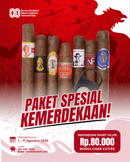 PAKET SPESIAL KEMERDEKAAN INDONESIA SHORT FILLER CIGARS