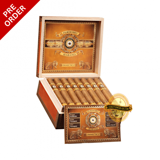 PERDOMO BOURBON BARREL AGED CONNECTICUT ROBUSTO BOX OF 24
