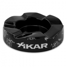 XIKAR Wave Ashtray 2 - Black and White XI-429WDBK	